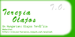 terezia olajos business card